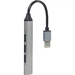 Концентратор Gembird USB-A to USB 3.1 Gen1 (5 Gbps), 3 х USB 2.0 (UHB-U3P1U2P3-02) - мініатюра 2
