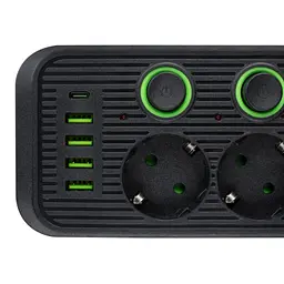 Мережевий фільтр живлення XoKo XK-SP-5-2-1-BK - мініатюра 8