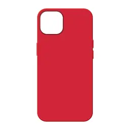 Силиконовый чехол для Apple iPhone 13, ICON2 Case, красный, противоударный, панель, защита всего корпуса, матовая поверхность Soft Touch, выступает над дисплеем, совместим с защитными стеклами и пленками, с микрофиброй, ArmorStandart (ARM60483)