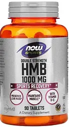 Гідроксиметилбутират ГМБ Now Foods HMB 1000 мг 90 таб