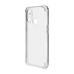 Прозрачный чехол для OnePlus Nord N100 (BE2013) с защитой камеры и усиленными бортами, тонкий, силиконовый, бесцветный, ударопрочный, противоударный бампер с закрытой камерой, ArmorStandart (ARM69511)