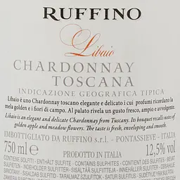 Вино Ruffino Libaio Chardonnay, біле, сухе, 0,75 л - мініатюра 3