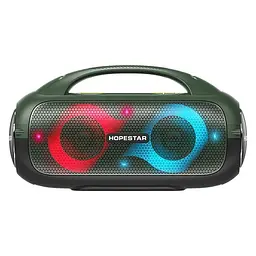 Портативна акустика Hopestar A50 Party з підсвічуванням LED бездротова Army green - мініатюра 4