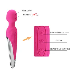 Вібромасажер - Pretty Love Antony Heat Massager Pink - мініатюра 8