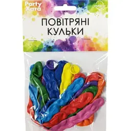 Набір латексних кульок Спіраль Party Хата 1111-5643 10 шт Різнокольоровий shop (4823118900668)