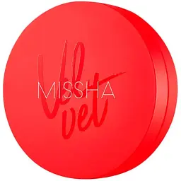 Тональний кушон для обличчя Missha Velvet Finish Cushion SPF 50+/PA+++ відтінок 21 (Light Beige) 15 мл - мініатюра 4