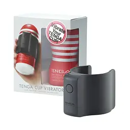Вібронасадка Tenga CUP VIBRATOR, 7 режимів, 1 мастурбатори в комплекті - мініатюра 1