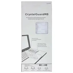 Накладка на клавіатуру DK для Apple MacBook Air 13" Retina 2018 - 2019 UK силікон прозорий - мініатюра 2