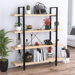 Стелаж Сінгл-4-135 Loft Design (Дуб Борас)