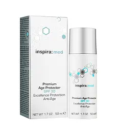 Антивіковий крем SPF30 anti-age Premium Age Protector Inspira Med 50 мл
