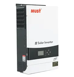UPS ДБЖ гібридний інвертор MUST PH19-6048-EXP 6000 W 48 V, заряд 60 А, 160-275V, MPPT (80А, 450 Vdc) - мініатюра 1