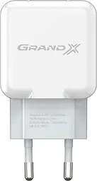 Зарядний пристрій Grand-X (1xUSB 2.1A) White (CH-03W) - мініатюра 3