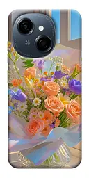 Чохол Demsky Яскравий букет для Tecno Spark Go 1