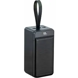 Зовнішній акумулятор Power bank XO PR159 60000mAh PD22,5W + швидке заряджання батарея заряджання Чорний