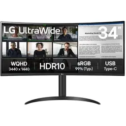 Монітор LG 34WR55QK-B