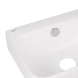 Умивальник Qtap Tern 450x250x158 White QT1711H02LW, Білий - мініатюра 5