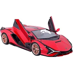 Автомодель Bburago Lamborghini Sian FKP 37 1:24 Metallic Red (18-21099) [119118] - мініатюра 2
