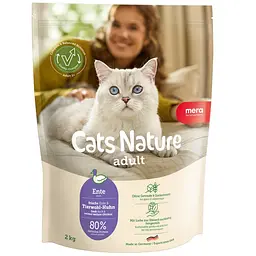 Сухий корм Mera Cats Nature Adult Duck (Ente) з качкою для дорослих котів всіх порід 2 кг 