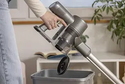 Gorenje Пилосос бездротовий, 95Вт, конт пилок -0.5л, автон. робота до 60хв, HEPA, 2 в 1, підсвічування, індикатор, антрацит - мініатюра 10