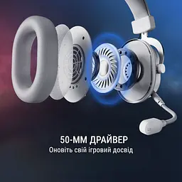 Наушники Fifine RGB белые (H6W) - миниатюра 6