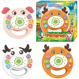 Барабан музичний Корівка WToys 84480 Різнокольоровий shop (2000990958839)