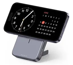 Магнітна батарея Ugreen PB206 Magnetic Magsafe Powerbank 10 000mAh 20W USB-C зі складною підставкою - мініатюра 4