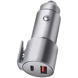 Автомобільний зарядний пристрій Xiaomi 70Mai Car Charger Midrive Pro CC05 Сріблястий