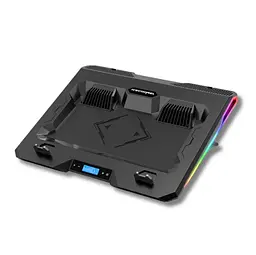 Охолоджувальна підставка для ноутбука 17.3 дюймів Ice Coorel A-3 2xUSB2.0 LCD speed controllers - мініатюра 1