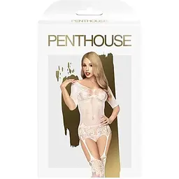 Бодістокінг із закритим боді та панчохами Penthouse - Sugar Drop S/L - мініатюра 3