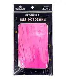 Шторка для фотозони PELICAN "Макарун" 1х2м рожевий "Макарун" #124
