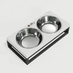 Hollky Base XS — миски на підставці для маленьких собак та котів (2 × 0,25 л) - мініатюра 6