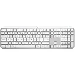 Клавiатура бездротова Logitech MX Keys S Pale Grey (920-011588)