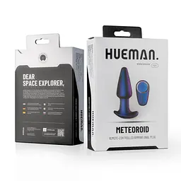 Анальна пробка Hueman Meteoroid Remote Controlled Rimming 13.9 см (фіолетовий) - мініатюра 8