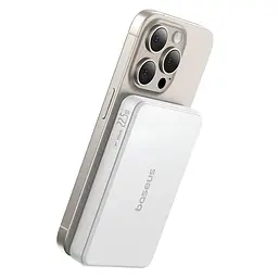 Портативний ЗП Power Bank Baseus EnerFill FM11 Ultra-Mini 22.5W з БЗП 10000mAh (PPFM11-1022) White - мініатюра 3