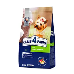 Сухий корм для собак малих порід Club 4 Paws, 2 кг