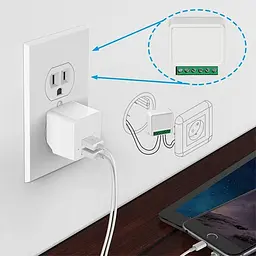 Wi-Fi реле для розумного будинку, бездротовий вимикач світла, міні реле вимикач