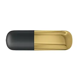 Вібратор для клітора Pretty Love Mini Massager 6 см золотий - мініатюра 3