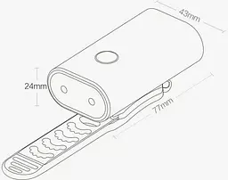 Велофонар Xiaomi AreoX BU80 Riding Headlights - мініатюра 3