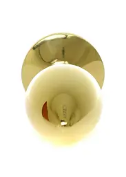 Анальна пробка B - Series HeavyFun Plug-Jewellery Gold, 7 см (червоний) - мініатюра 5