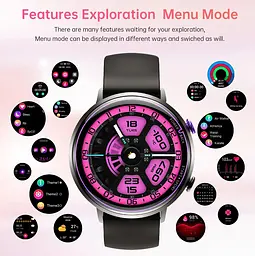 Смарт-годинник Oukitel BT-60 AMOLED Black - мініатюра 5