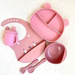 Набір для прикорму Ведмедики BPR img_e6670 pink поїльник із носиком (дитячий)