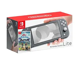 Ігрова консоль Nintendo Switch Lite Gray + Гра Pokemon Arceus англійська версія - мініатюра 3