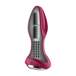 Анальна пробка Satisfyer Rotator Plug 2+ 12.8 см (червоний) - мініатюра 3