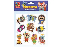 Набір для творчості М'які наліпки. Звірята Vladi Toys VT4210-10 Різнокольоровий shop (4820234763528)