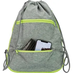 Сумка для взуття Cool For School з 2 блискавками з розширенням унісекс коричнево-чорна (CF85759-30) - мініатюра 2