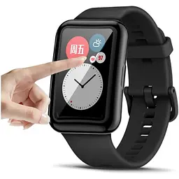 Чохол-накладка DK Silicone Face Case для Huawei Watch Fit / Fit SE (black) - мініатюра 2