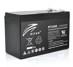 Акумуляторна батарея AGM RITAR RT-1290B 12V 9,0Ah - мініатюра 1