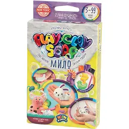 Набір креативної творчості Пластилінове мило Danko Toys Play Clay Soap Зайчик 4 кольори PCS-02