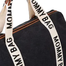 Сумка Childhome Mommy bag Signature - Canvas Black, чорна (CWMBBSCBL) - мініатюра 7