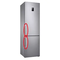 Ручка дверей для холодильника Samsung RB29FEJNDSA, RB37J5100SA, RB37J5340SL, DA97-15091C, DA97-13886C сіра - мініатюра 2